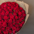 Букет из 101 красной розы вид 1