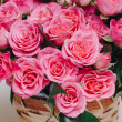 Корзина Одилия с розами и рускусом вид 3