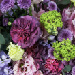 Букет Франсуаза из роз с хризантемами в фиолетовых тонах вид 2
