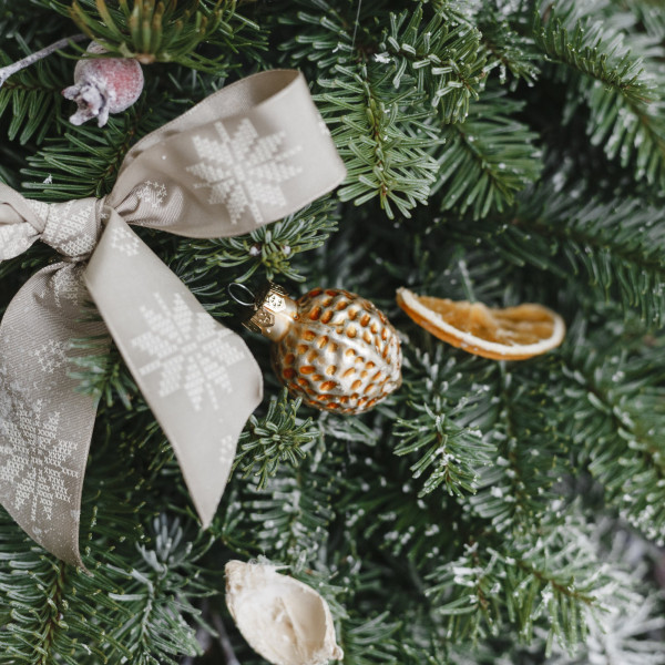 Новогодняя елка из нобилиса вид 3