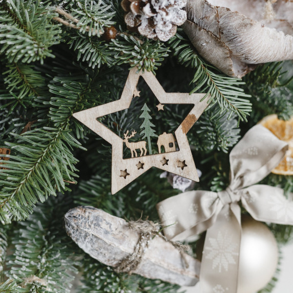 Новогодняя елка из нобилиса вид 2